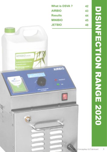 DISINFECTION CATALOG - IBL SPECIFIK 2020