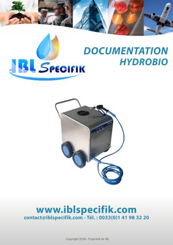 hydrobio - HIGH PRESSURE/HOT WATER / LOW FLOW RATE