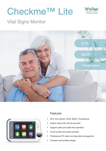 ECG vital signs monitor Checkme Lite