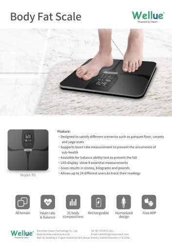 smart bodi fat scale F4