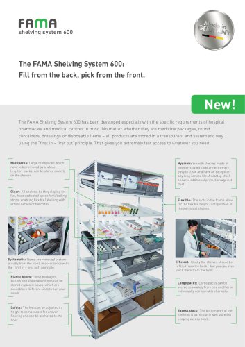 FAMA Shelving System 600