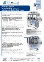 Glove Box SGS4030: for containment of the AT-211 radiopharmaceutical synthesis module