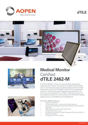 Specsheet 23.8'' Medical Monitor