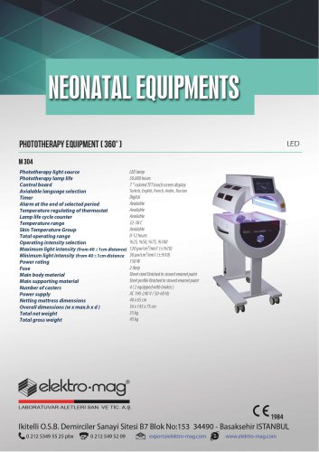 Neonatal Equipments