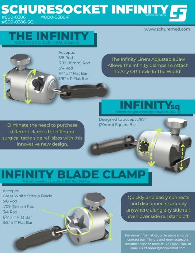 SchureSocket Infinity Clamps