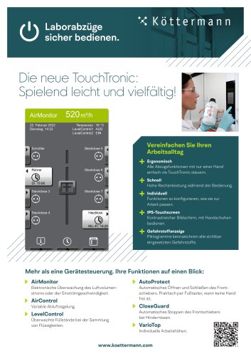 Die neue TouchTronic: Spielend leicht und vielfältig!