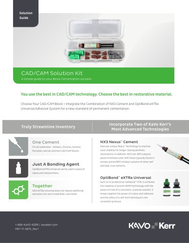 CAD/CAM Solution Kit