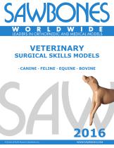 2016 A Division of Pacific Research Laboratories, Inc. WWW.SAWBONES.COM VETERINARY SURGICAL SKILLS MODELS