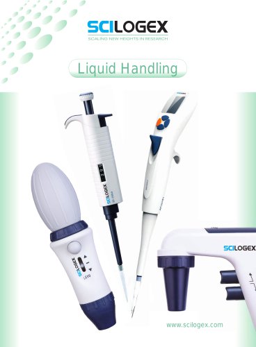 SCILOGEX Liquid Handling Products Catalog