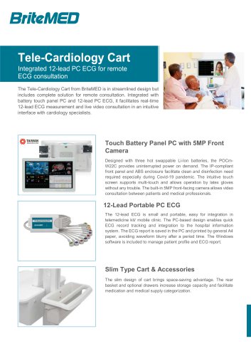 Tele-Cardiology Cart