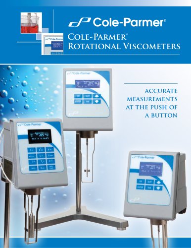 Cole-Parmer&reg; Rotational Viscometers