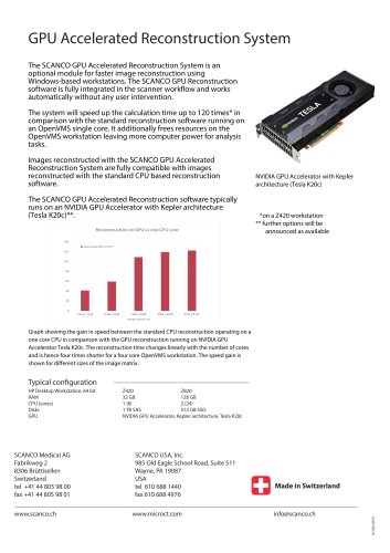 GPU Accelerated Reconstruction System