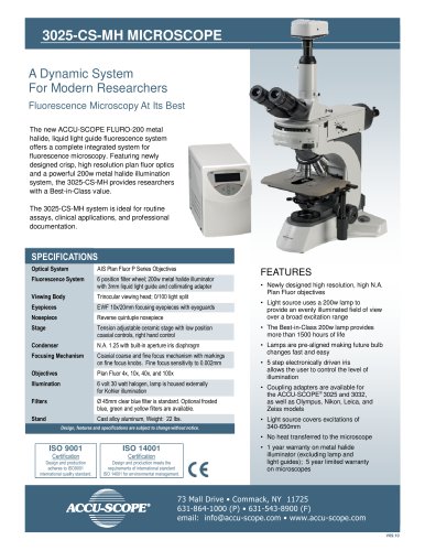 3025-CS-MH MICROSCOPE