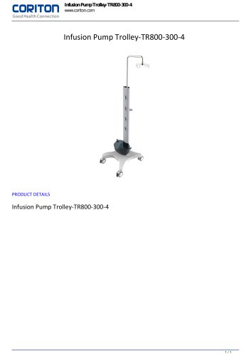 Infusion Pump Trolley-TR800-300-4