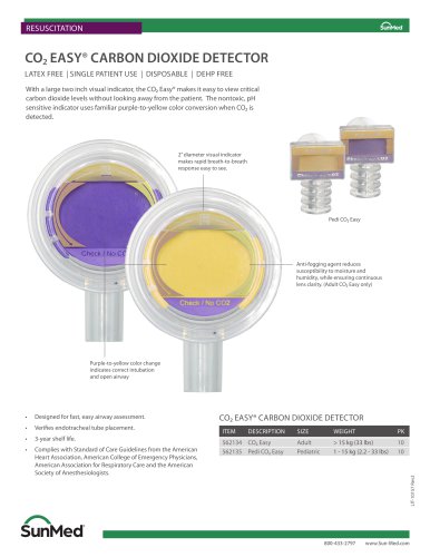 CO₂ EASY® CARBON DIOXIDE DETECTOR