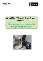 VASCO Flex Remote Particle Size Analyzer