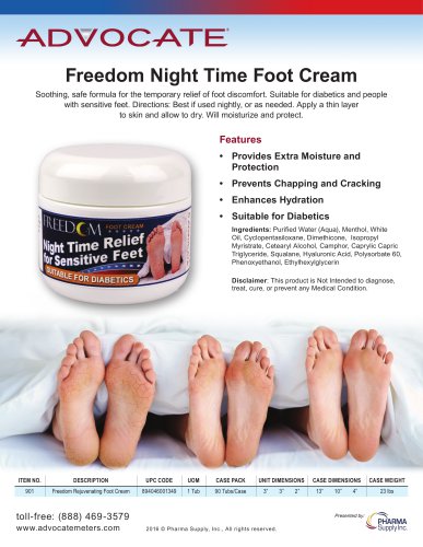 Freedom Night Time Foot Cream