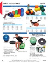 inflatable exercise rolls & balls