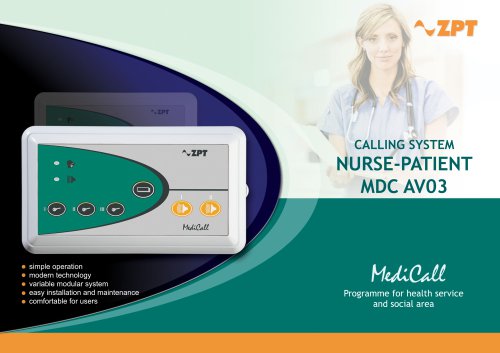 calling system nurse patient MDC AV02