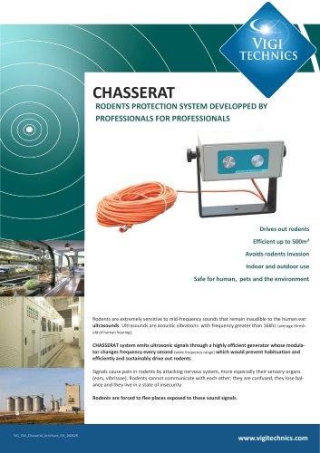 CHASSERAT Rodents protection system developped by professionals for professionals