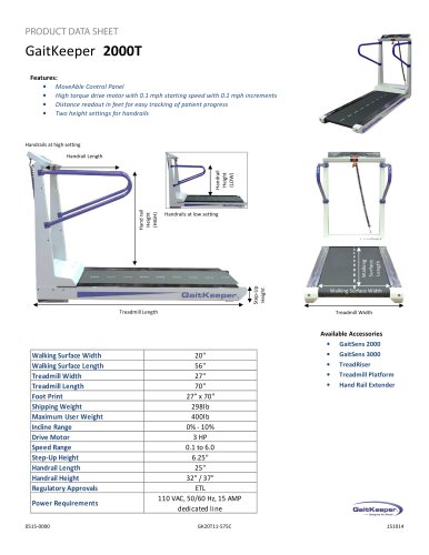 GaitKeeper 2000T