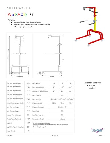 LiteGait WalkAble 75