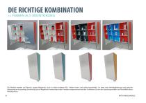 Spiegelschränke mit Schrägfront Alu Module - 8