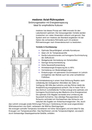 medorex Axial-Rührsystem