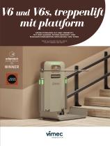 Vimec V6 und V6s treppenlift mit plattform