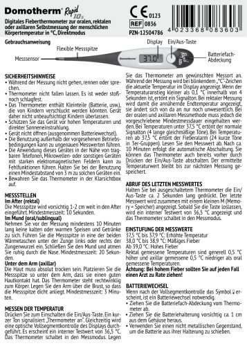 Domotherm Rapid 10 Sekunden