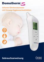 Infrarot-Ohrthermometer   mit Einweg-Hygieneschutzhüllen