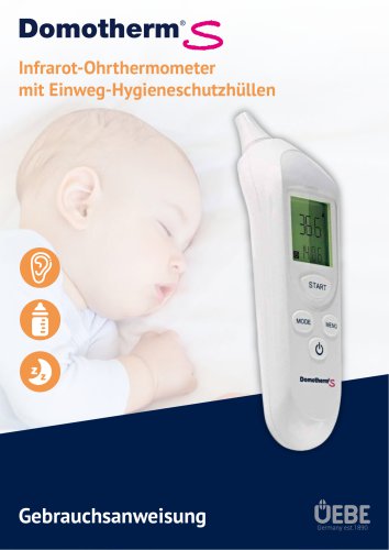 Infrarot-Ohrthermometer   mit Einweg-Hygieneschutzhüllen