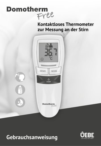 Kontaktloses Thermometer  zur Messung an der Stirn