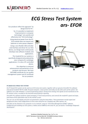 ECG Stress Test System ars- EFOR