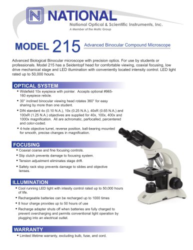 MODEL 215