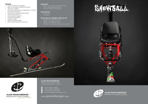Uniski MONOSKI SNOWBALL 