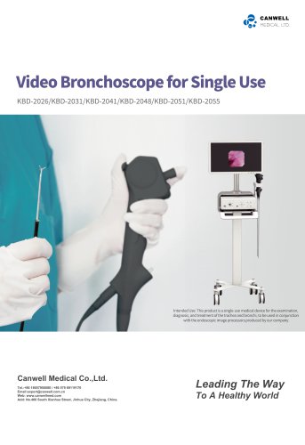 Video Bronchoscope for Single Use+KBD