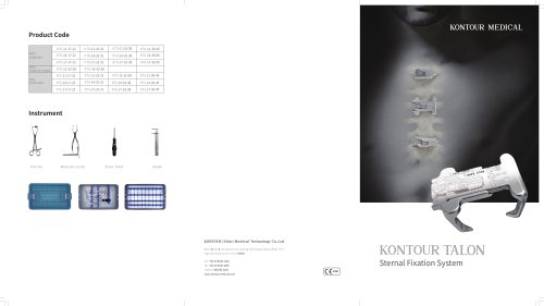 Brochure of Sternal Fixation - Talon