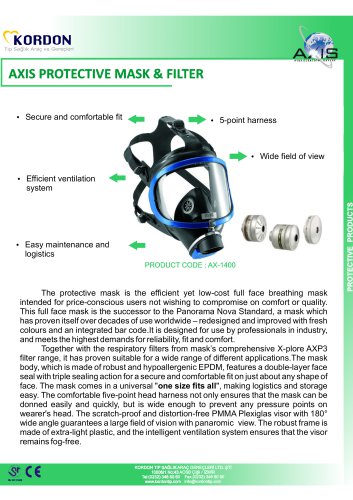 AXIS PROTECTIVE MASK & FILTER
