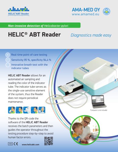 HELIC Ammonia Breath Test with the Reader