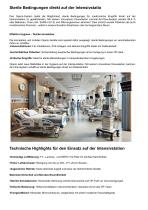 Laminar Air Flow für chirurgische Eingriffe im Patientenbett auf der Intensivstation - 3
