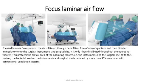 Product presentation Focus laminar air flow 2018