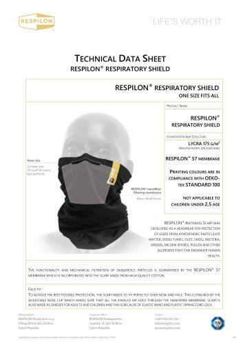 RESPILON® RESPIRATORY SHIELD