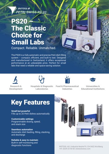 PS20 – The Classic Choice for Small Labs