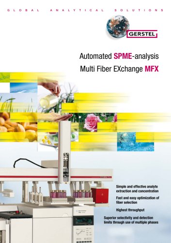 Automated SPME-analysis Multi Fiber EXchange MFX