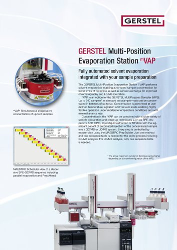 Multi-Position Evaporation Station mVAP