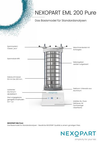EML 200 Pure Brochure de