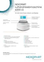 NEXOPART Luftstrahlsiebmashine e200 LS-1