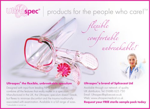 Ultraspec - the unbreakable* speculum