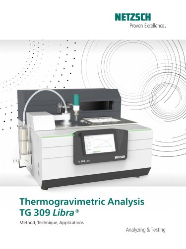 Thermogravimetric Analysis TG 309 Libra&reg;